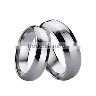 His and Her Matching Simple Eternal Wedding Band Stainless Steel Couples Jewelry Titanium couples wedding Ring Set