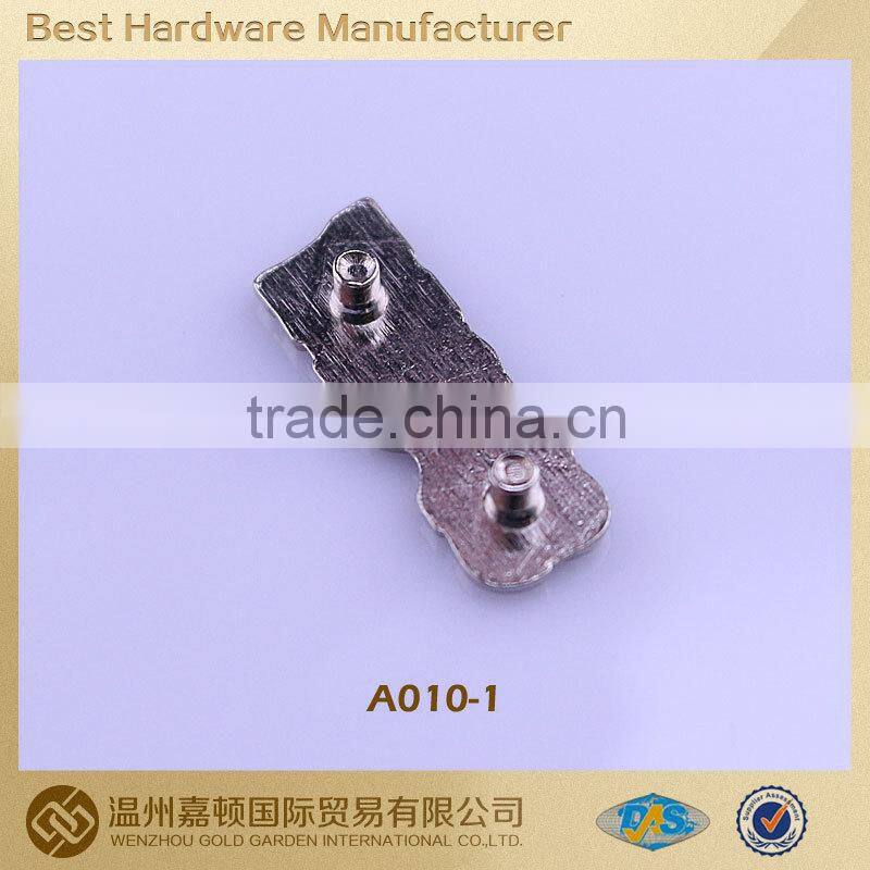 Garment accessory shoes plate jeans patch,jeans plate,alloy plate,alloy patch,alloy label,etched stainless steel nameplate