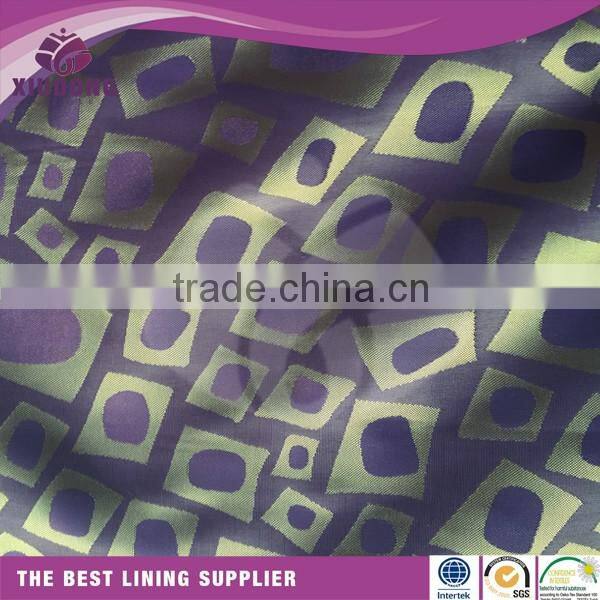 hot sale polyester viscose jacquard lining fabric