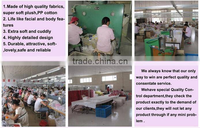 Cute Hot Selling High-Quality Special Bear Plush Pillow Animal Stuffed Doll for Promotion