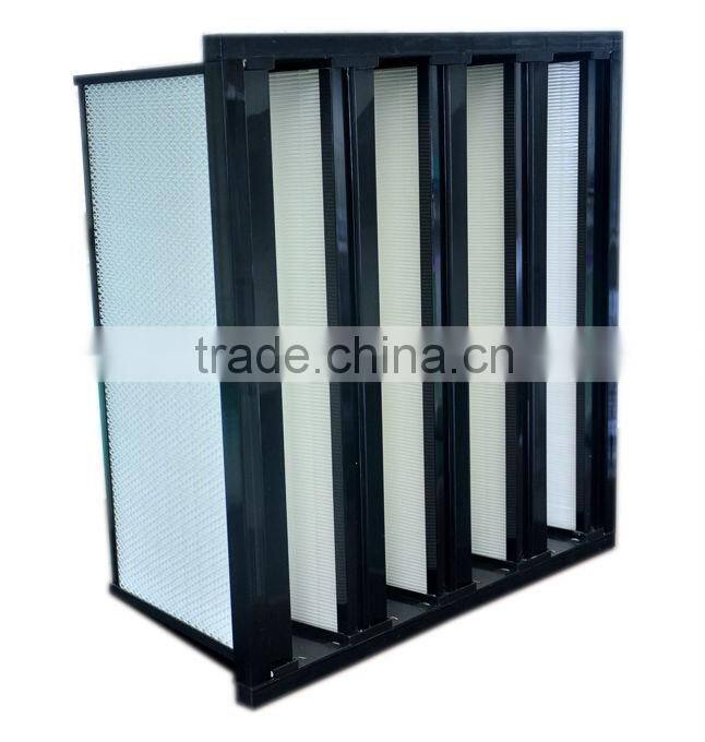 Fiber Glass Mini Pleat HEPA Filter Media Pack