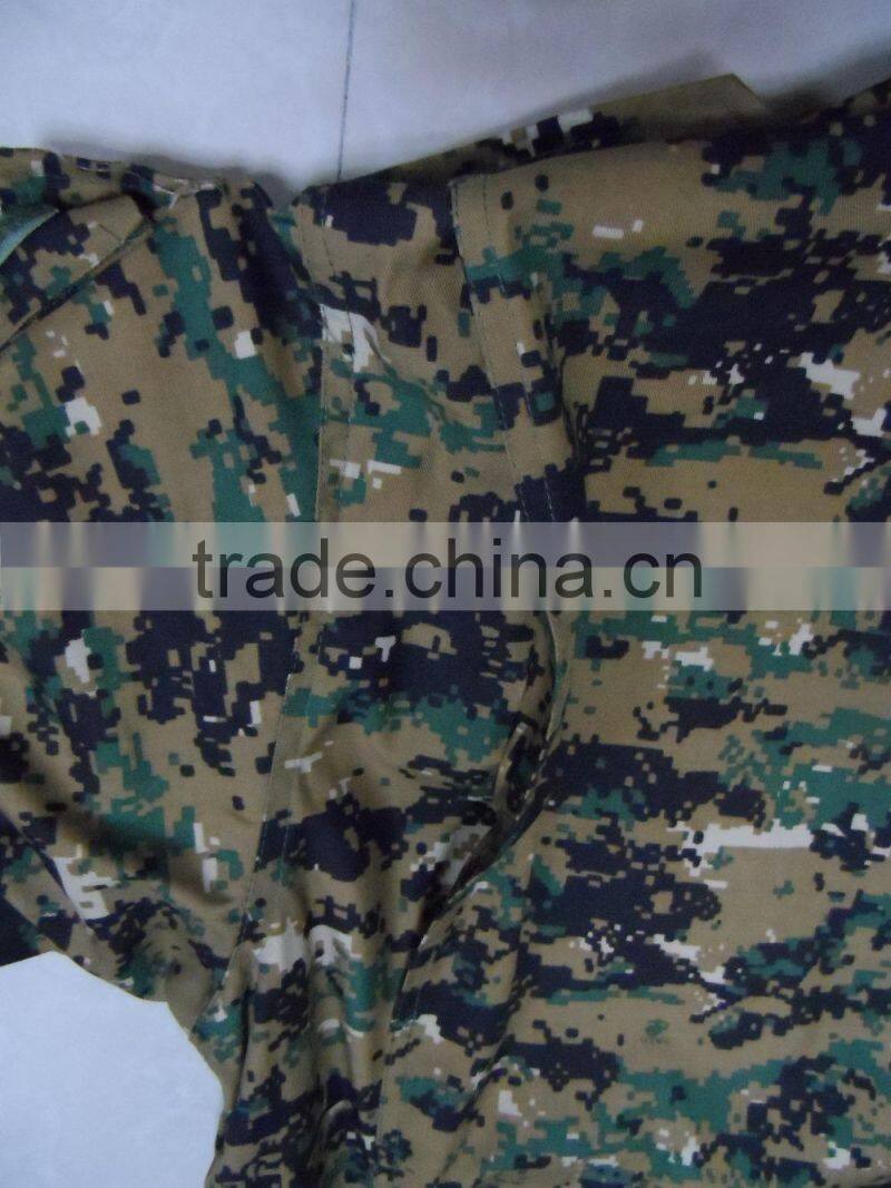 OEM cotton polyester ripstop jordan army green digital camouflage tactical ACU military uniform