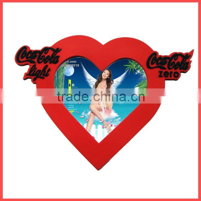 Lovely 3D soft pvc photo frame