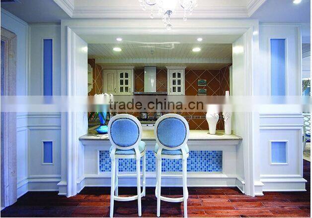 Sea Blue crystal glass mosaic tile with good quality