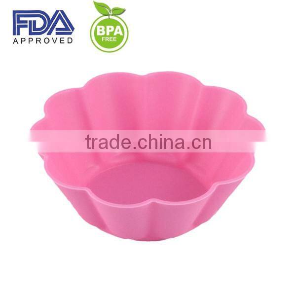 Lifetime Guarantee Cake Tool FDA Silicone Baking Cups in 6 colors