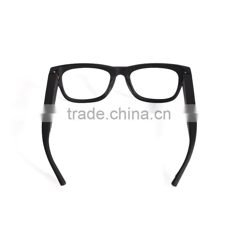 Fashion remote control 1080p full hd 5mp lens wifi spy camera glasses