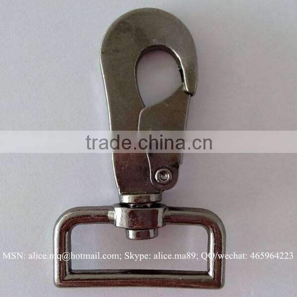 whosale handbag swivel snap hook gray black color nickel plating