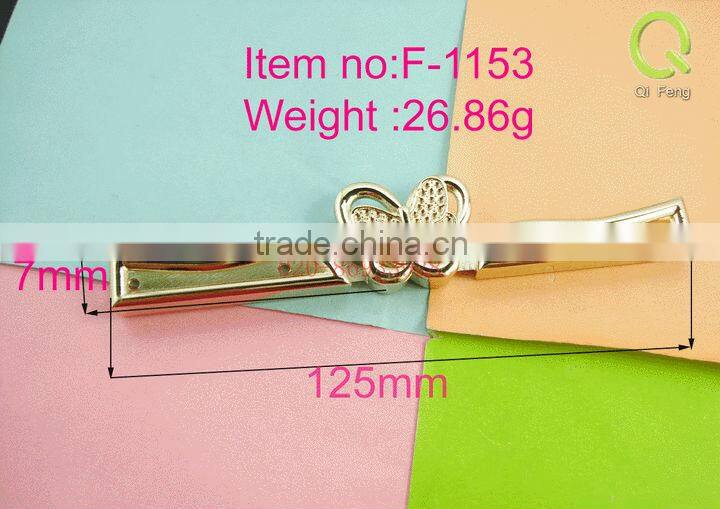 metal accessories for wallet, handbags parts , metal frame f-1153