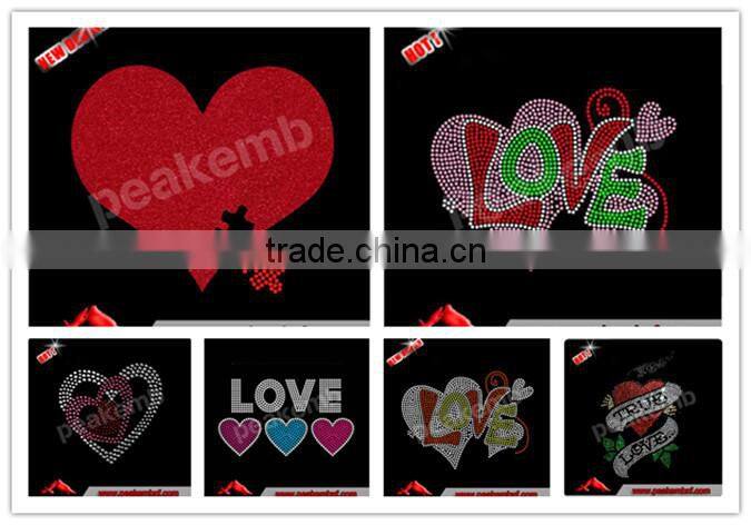 Beautiful Iron On Rhinestone Transfer Motif Fleur De Lis