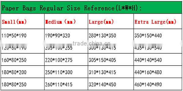 CMYK offset printing paper shopping bags matt lamination paper bag with rope handle