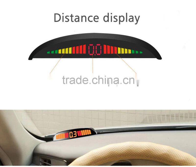 rear parking sensor system led car reversing sensor with 4 ultrasonic sensor