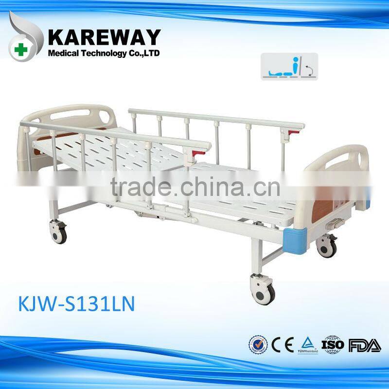 Manual hospital bed with abs cranks with 1 function