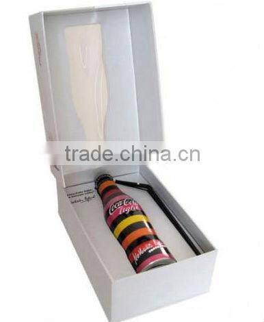 Luxury high quality red wine paper box,foldable magnetic wine box packaging with lint and foam (High Quality,Fast Printing)
