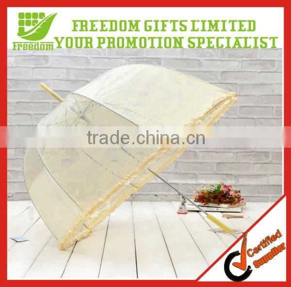 Customized Logo Straight Rod Lady Fashion Umbrella