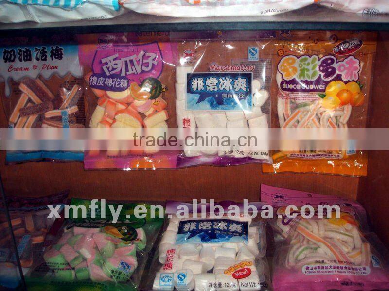 halal long twist marshmallow candy