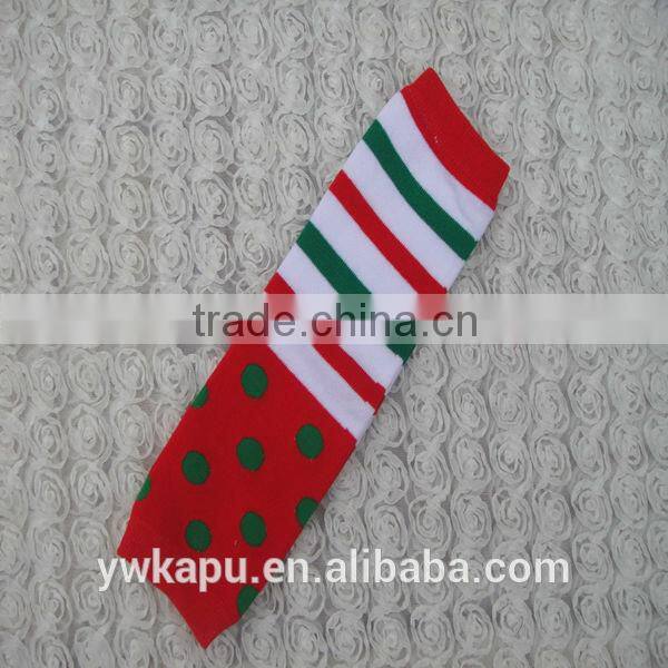 High Quality lovely baby product fashionable babies christmas leg warmers wholesale