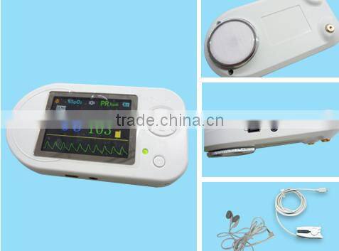 Portable ecg holter with recording data function