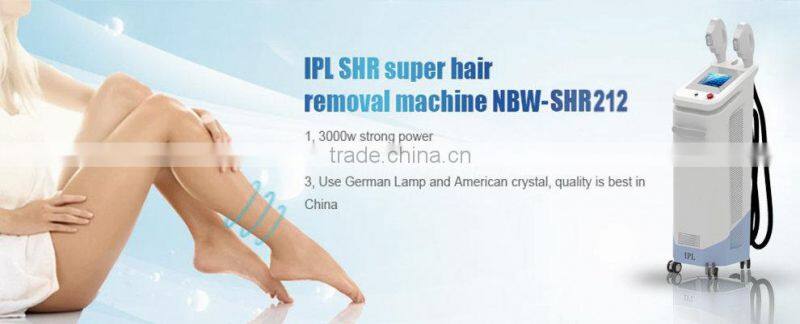 China OEM& ODM high profiency e-light ipl shr laser spa Hair removal machine for beauty spa/salon/ home