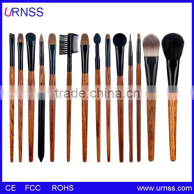 Hot sale 10 piece custom made private label cosmetic brush set