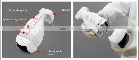 High intensity focused ultrasound body fat burning / liposunic / ultrasonic machine