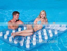 2014 Pvc Free Inflatable Water Float Mattress