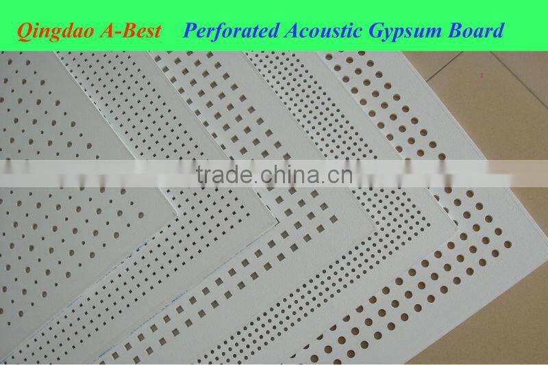 12mm Perforated gypsum ceiling tiles
