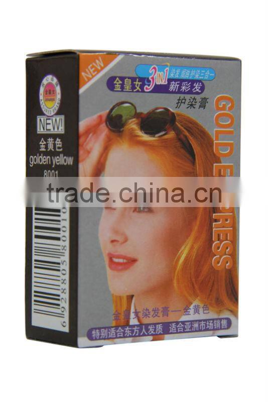 3 IN 1 Golden Empress Nurse & Dye Hair Dew/Hair Dye Cream