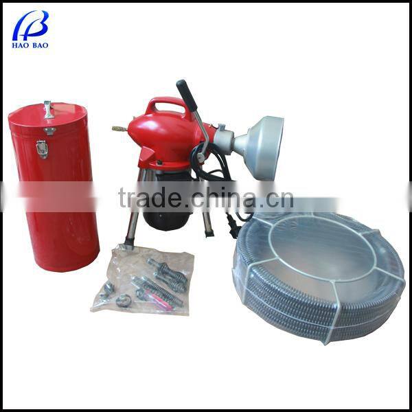 H-75 400 rpm Snakes 4" sewer drain cleaning machine