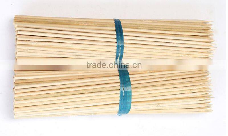 HY Factory Wholesale Natural BBQ Use 4.0mm*40cm bamboo skewers or bamboo sticks