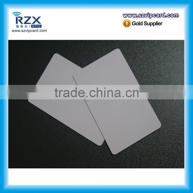 Custom thin CR80 125KHz PVC blank RFID card