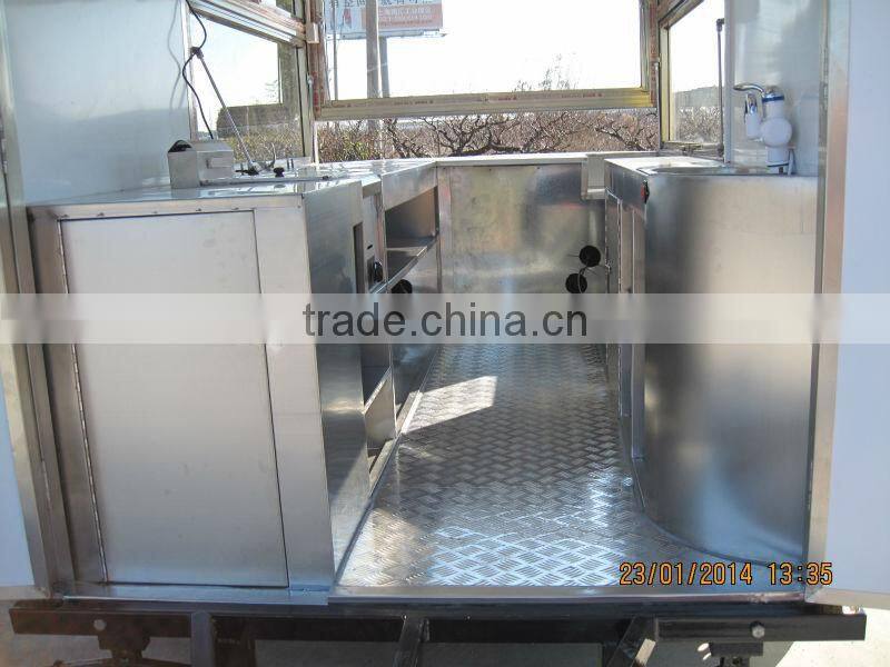 Electric mobile food trailer with wheels for sale food trailer for sale