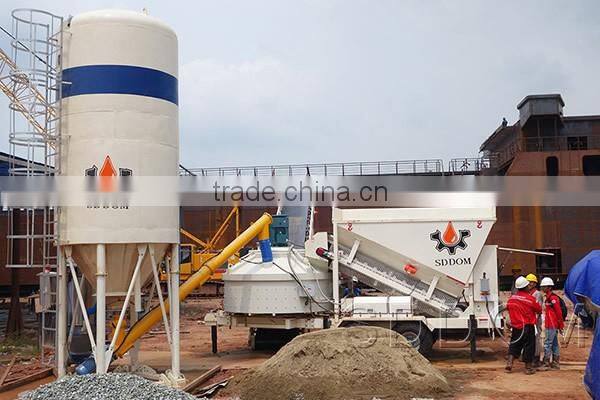 MD1200 concrete mixing plant for island countries and small projects