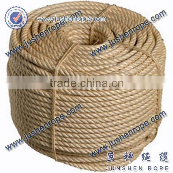 Natural high strength 2 inch manila cord for sale
