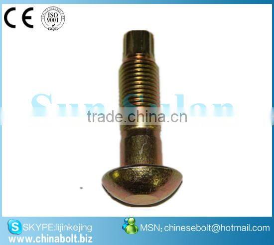 3/4 X 1 3/4 " A-325 TEN. CON. C/TCA 2H Y F-436 ASTM F1852 TYPE 1 ROUND HEAD TC BOLT NUT WASHER