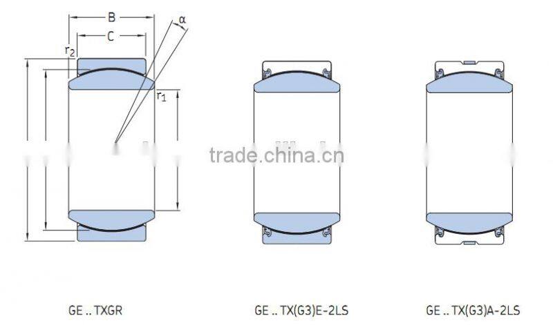 Long Life GE35TXE-2LS Spherical Plain Bearing