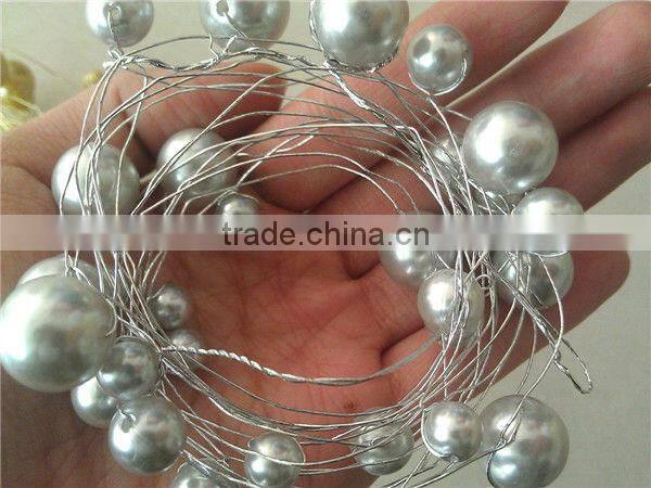 Jewelry pearl craft wire/pearl on reel/pearl on card