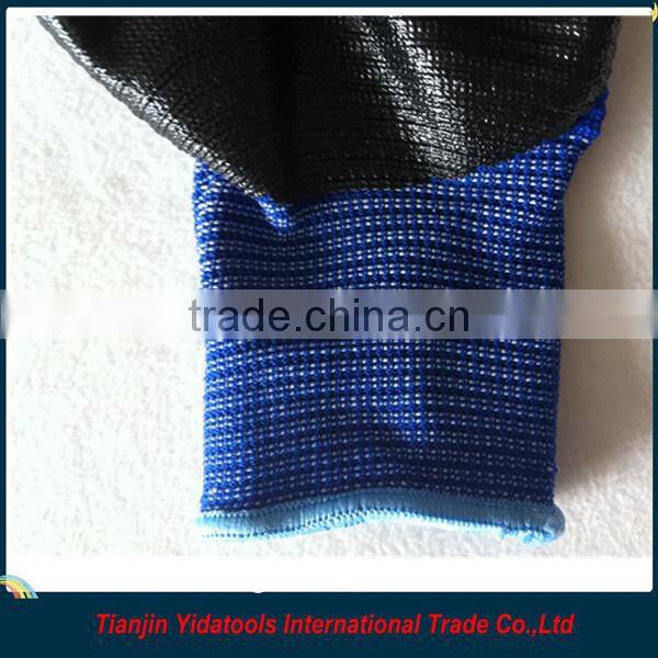 nitrile coated zebra nylon gloves