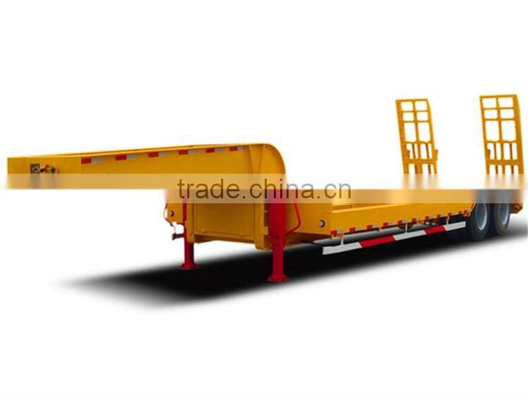 Cheap Price 30 Ton Low Flatbed Semi Trailer