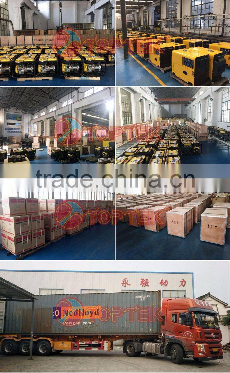 4x1000 watts single phase silent mobile light tower diesel generator