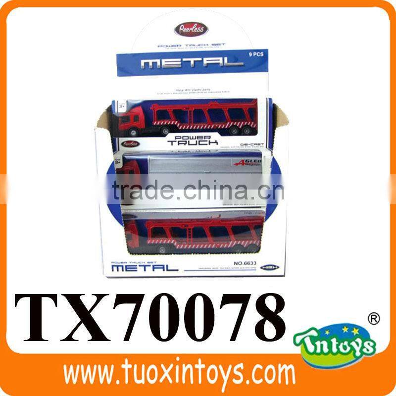 1:36 die cast pull back car toy with light and sound TX70070