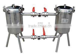 Duplex basket type filter/vertical filter