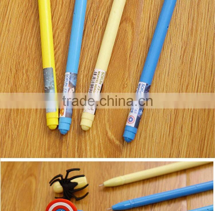 promotional wholesale cheap funny school office stationery mini plastic cartoon League of Legends roller ball point pen