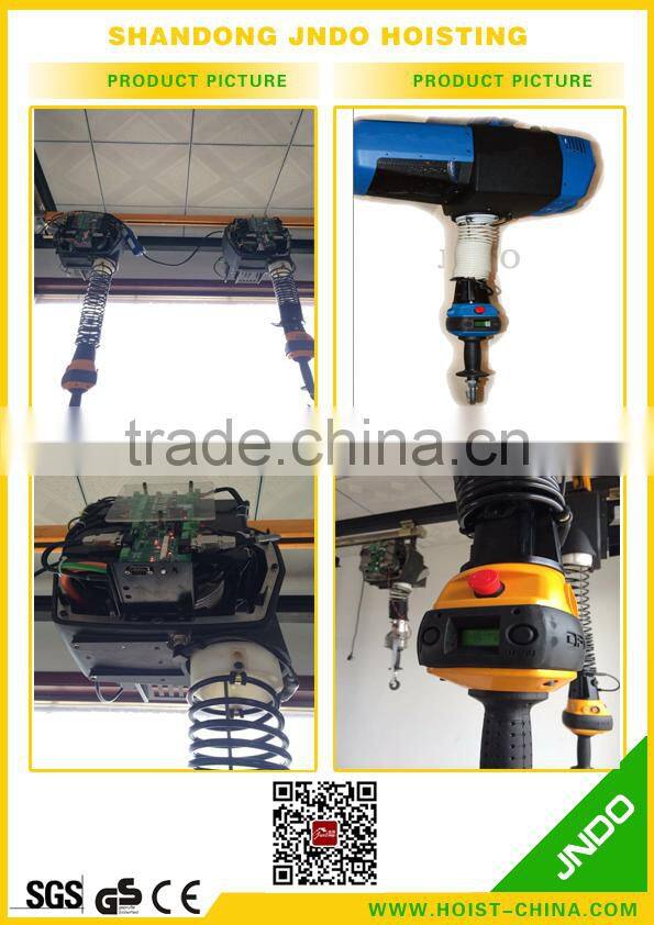 5m wire rope intelligent electric hoist with wireless remote
