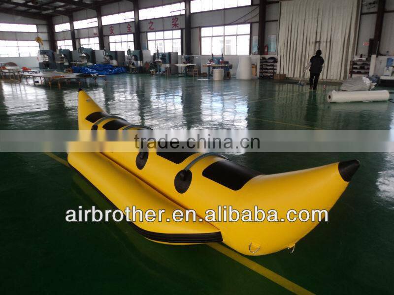 CE pvc inflatable banana boat