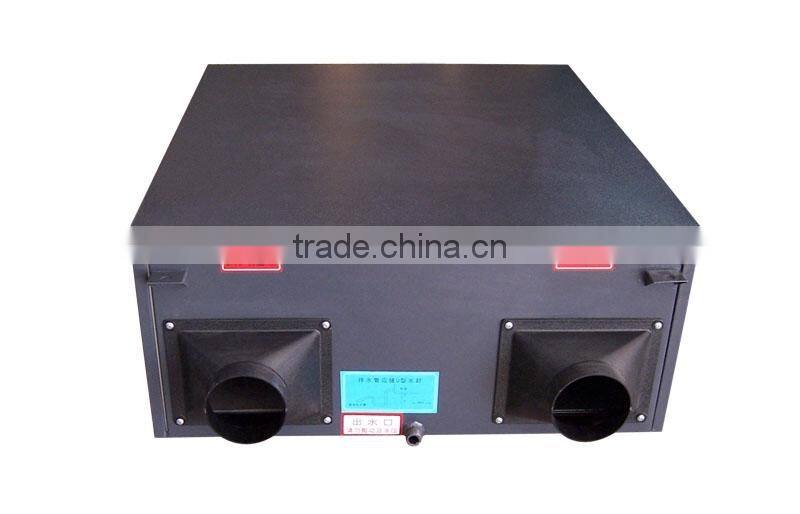 cross flow ventilator heat recovery ventilation system heat exchanger for air handling unit with plates