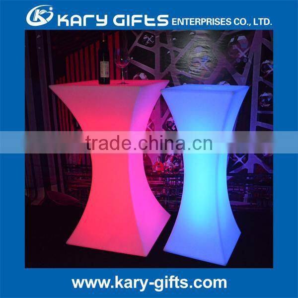 cocktail party event wedding portable led light bar table
