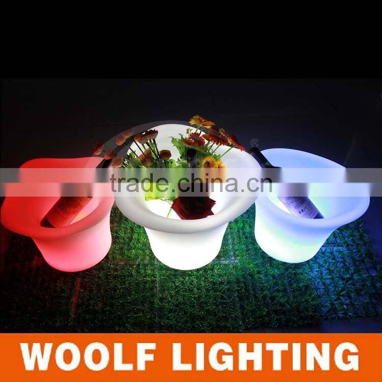 Garden/Night Club/Home LED High Flower pot LED fruit pot Planter