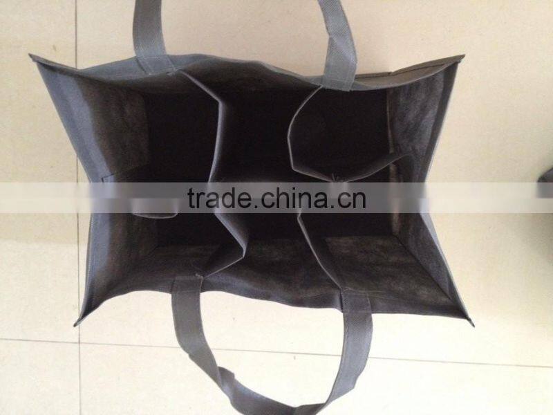 Custom Wine bottle non woven bag for promotion