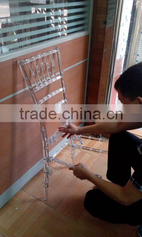 Stacking polycarbonate wedding ghost chair FD-981