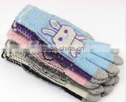 Hot selling touch screen winter gloves for smartphone, cheap knit gloves, hand gloves manufacturers in china